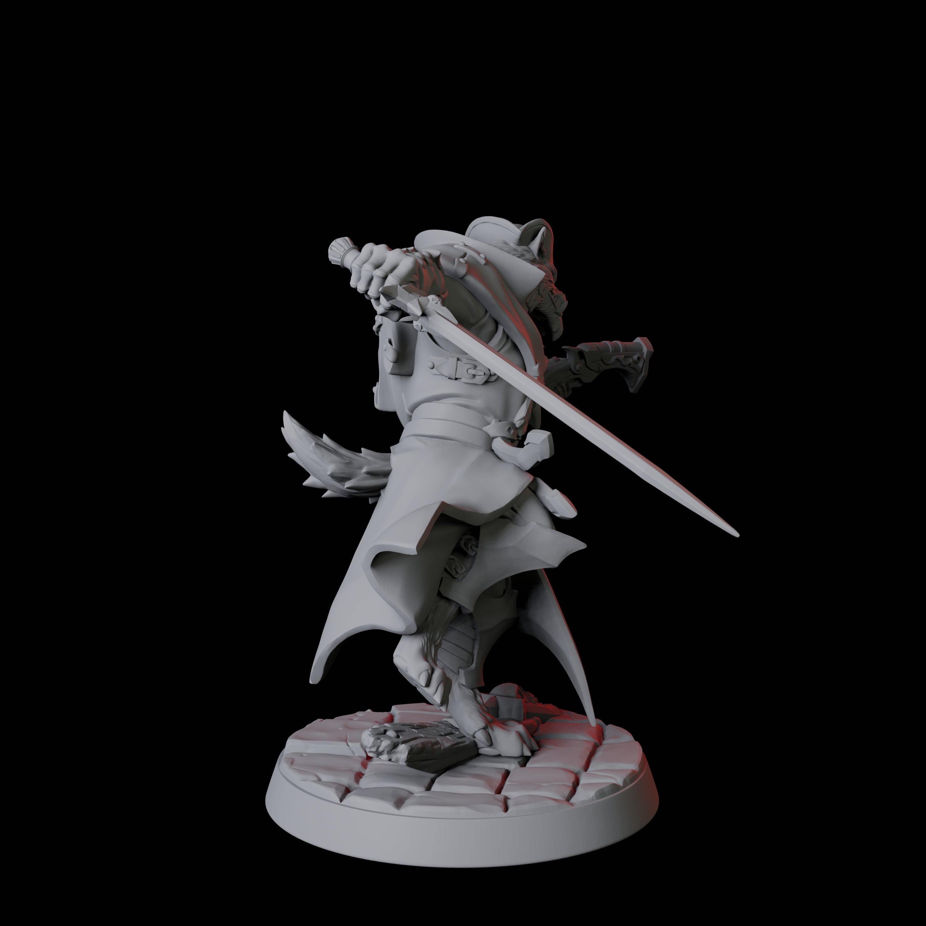 Werewolf Vampire Hunter A Miniature for Dungeons and Dragons, Pathfinder or other TTRPGs