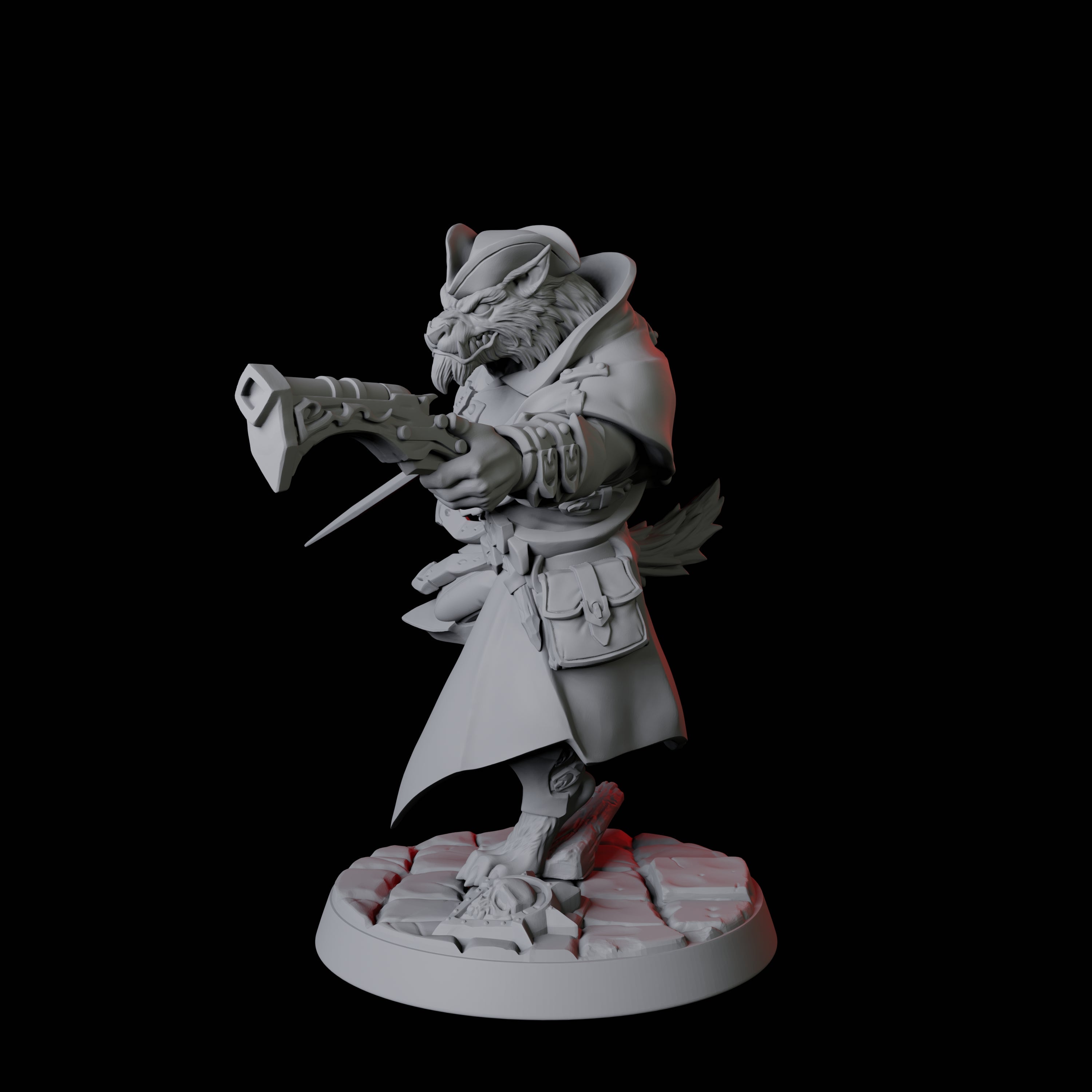 Werewolf Vampire Hunter A Miniature for Dungeons and Dragons, Pathfinder or other TTRPGs