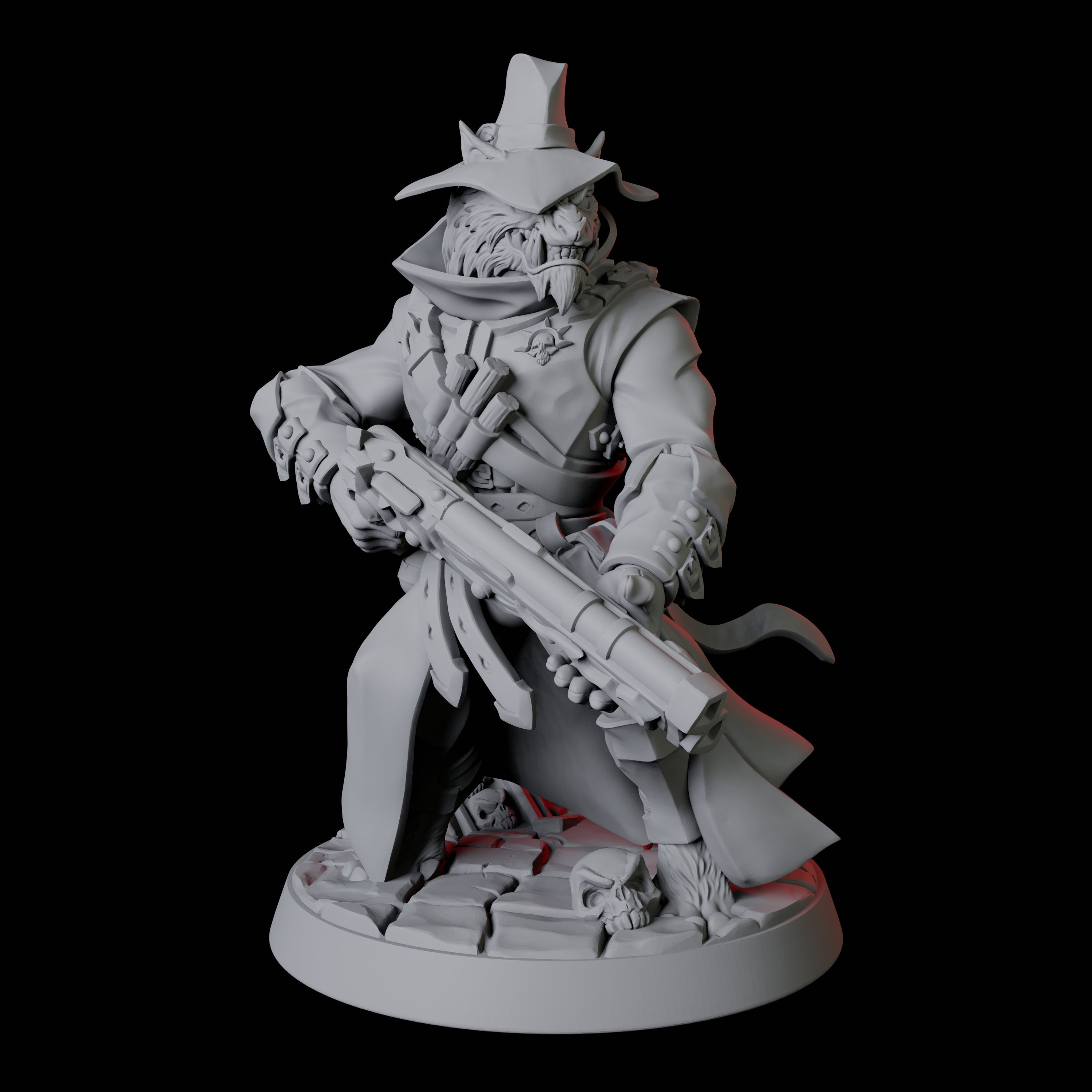 Werewolf Vampire Hunter B Miniature for Dungeons and Dragons, Pathfinder or other TTRPGs