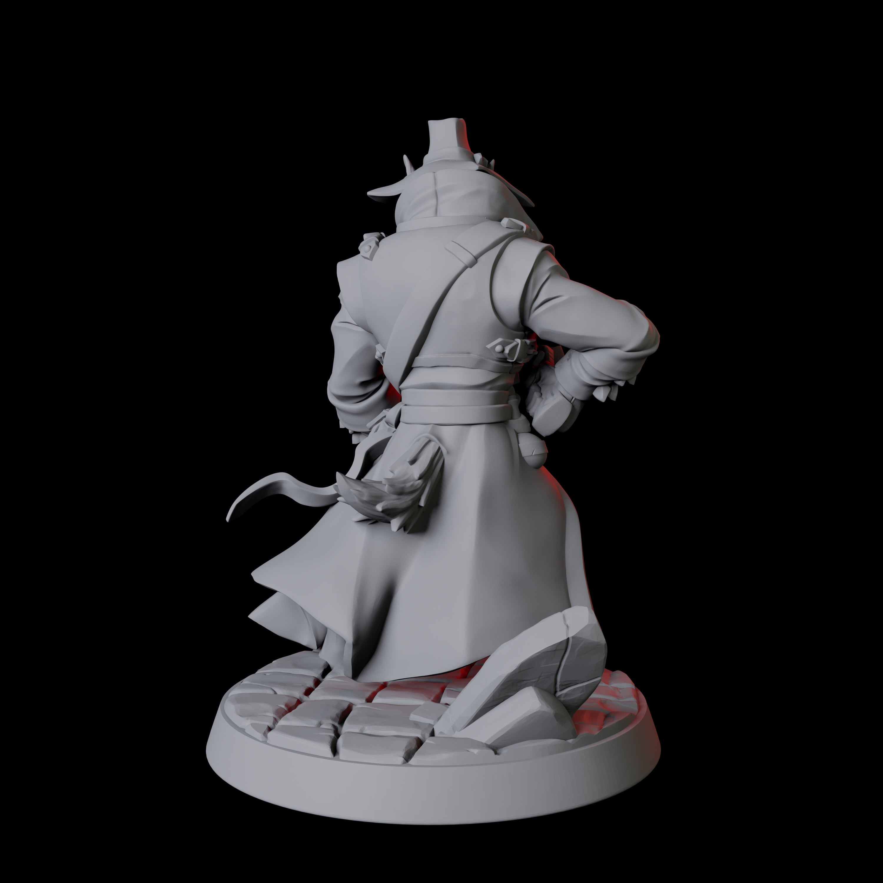 Werewolf Vampire Hunter B Miniature for Dungeons and Dragons, Pathfinder or other TTRPGs