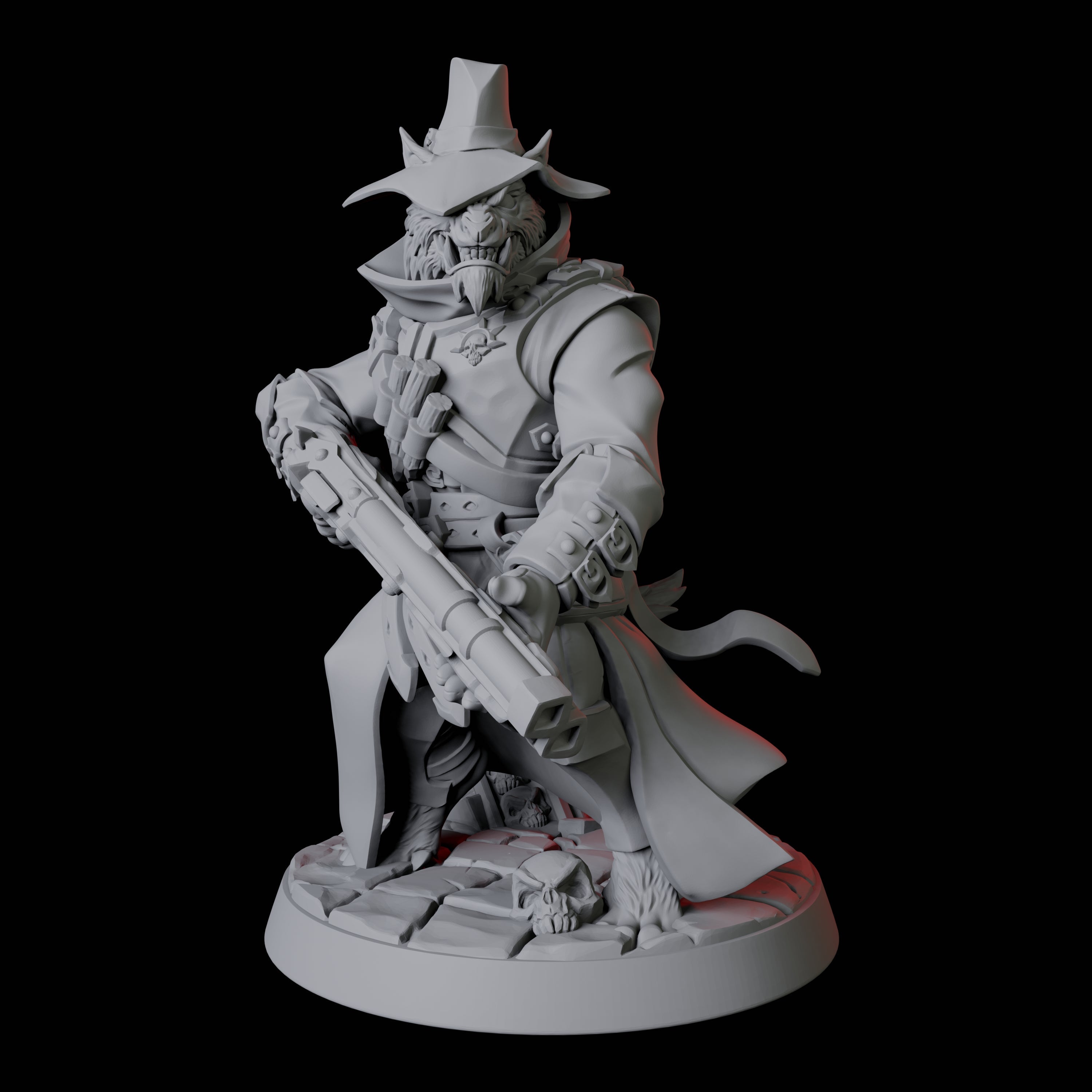 Werewolf Vampire Hunter B Miniature for Dungeons and Dragons, Pathfinder or other TTRPGs