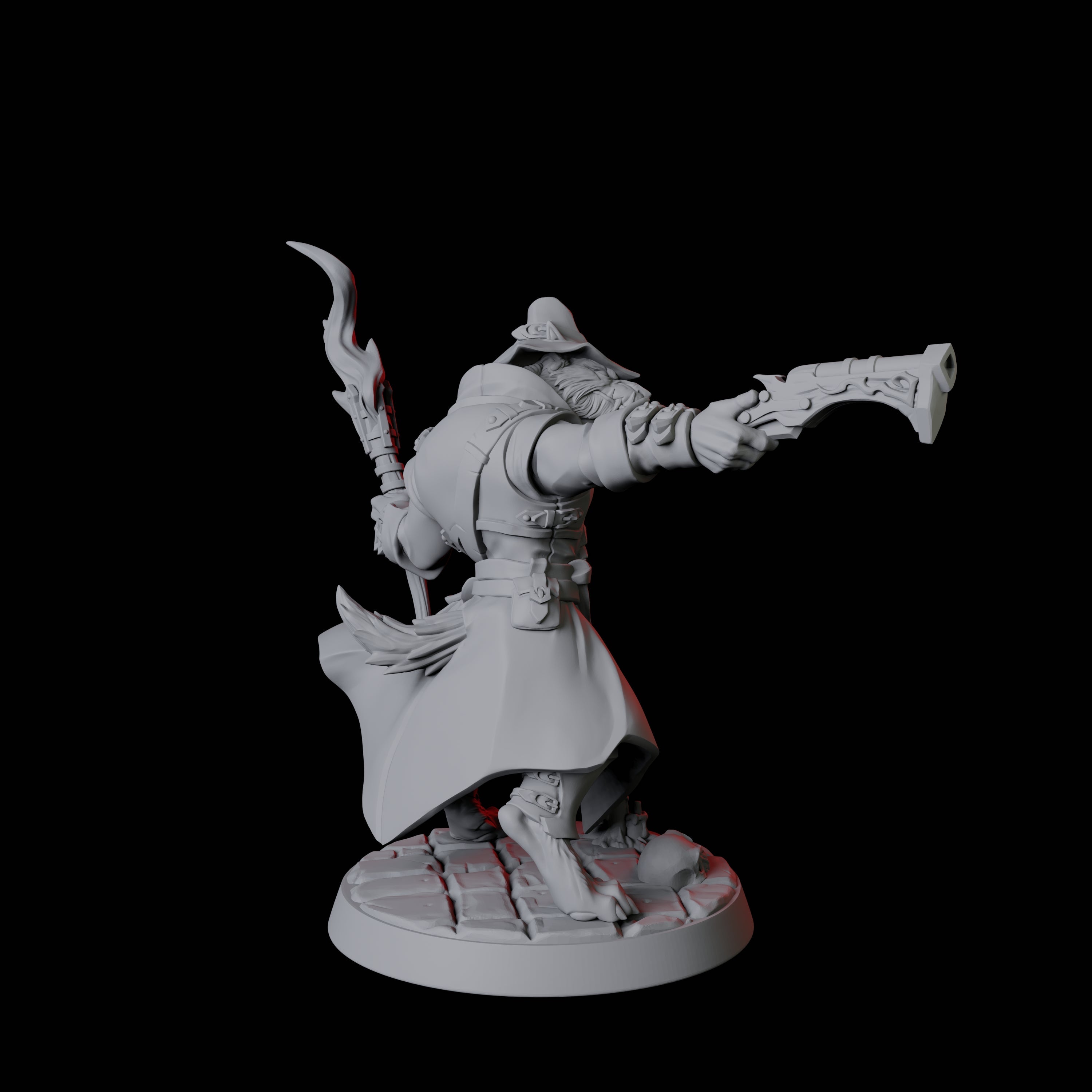 Werewolf Vampire Hunter C Miniature for Dungeons and Dragons, Pathfinder or other TTRPGs