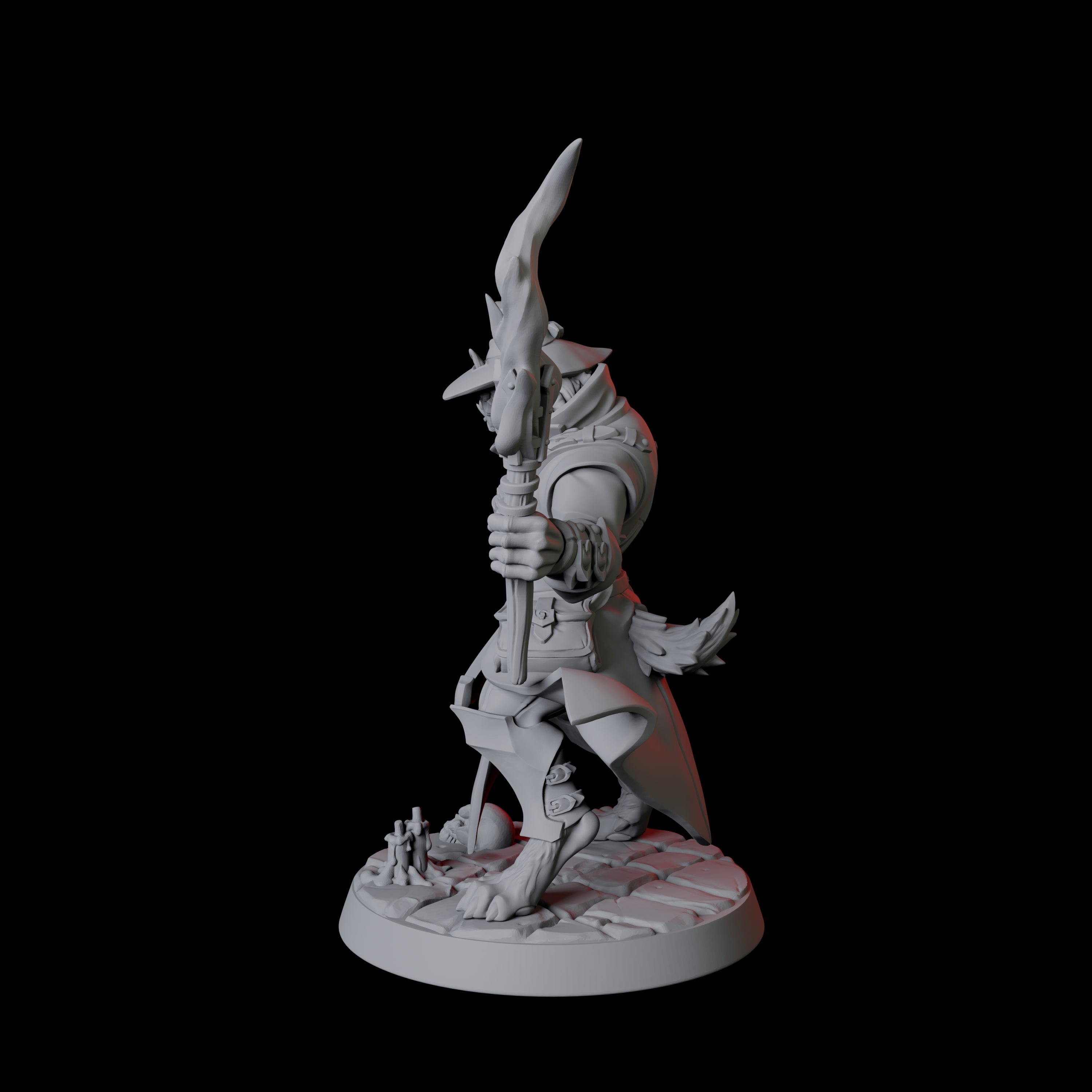 Werewolf Vampire Hunter C Miniature for Dungeons and Dragons, Pathfinder or other TTRPGs