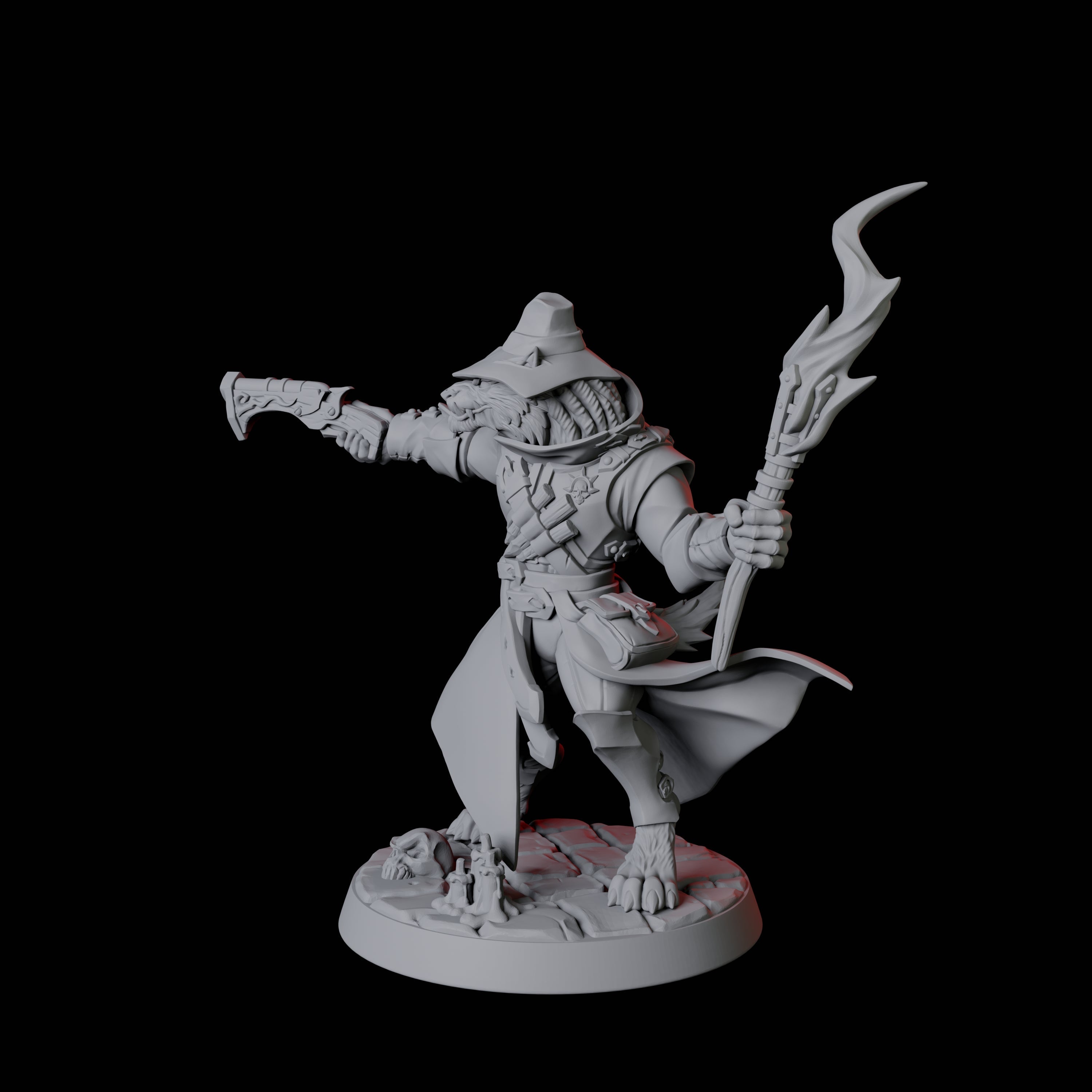 Werewolf Vampire Hunter C Miniature for Dungeons and Dragons, Pathfinder or other TTRPGs