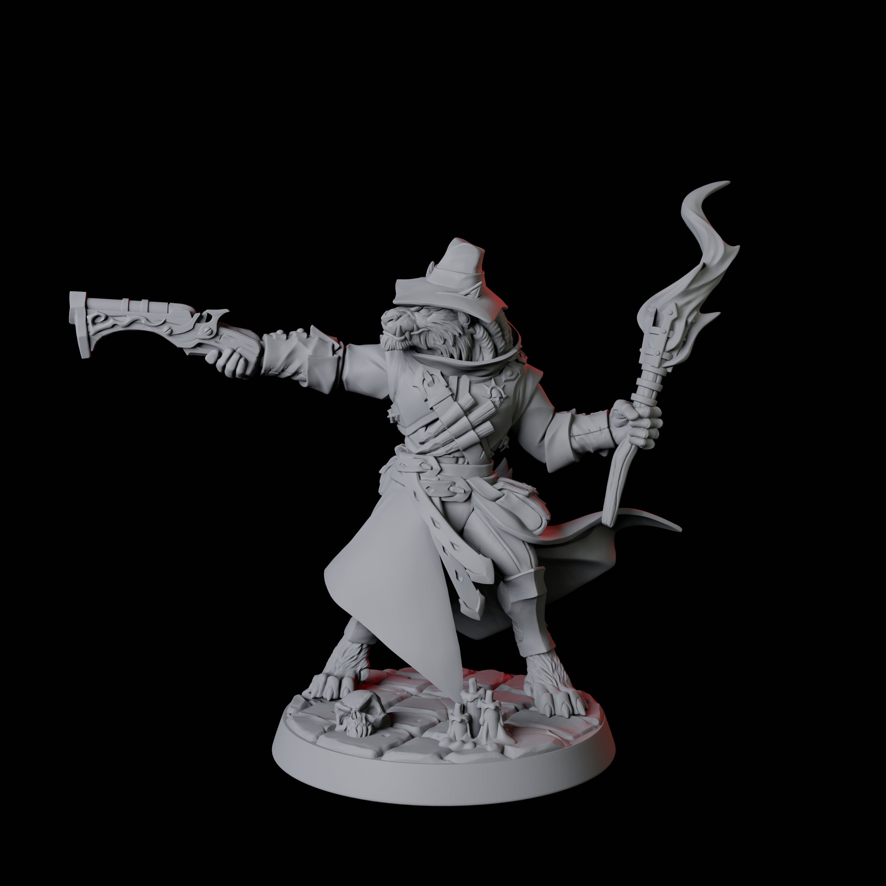 Werewolf Vampire Hunter C Miniature for Dungeons and Dragons, Pathfinder or other TTRPGs