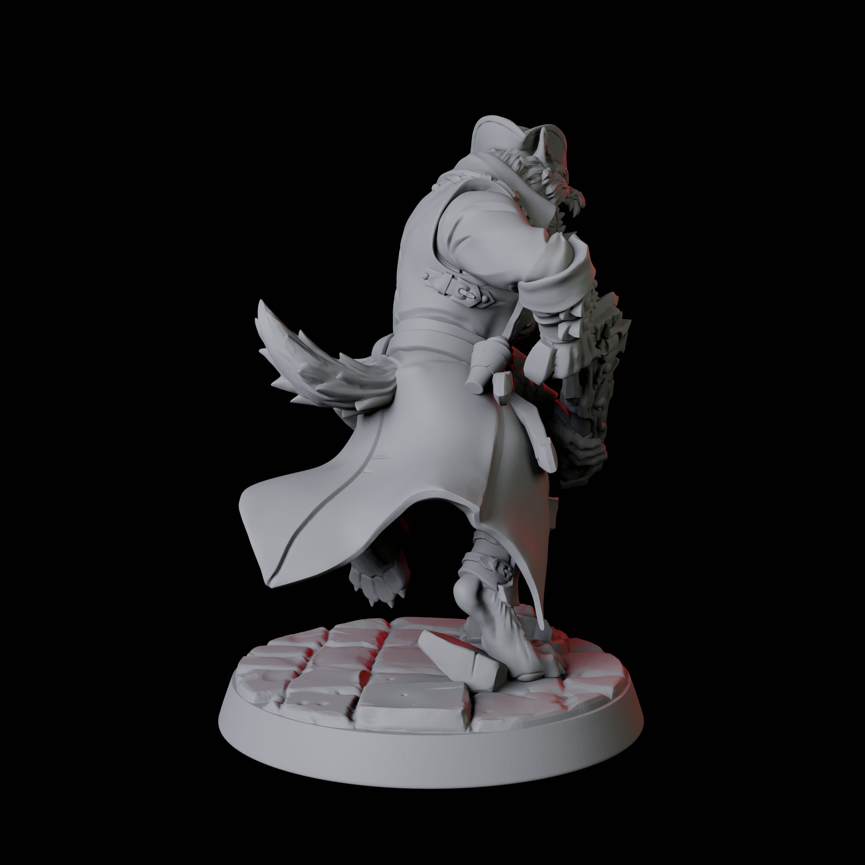 Werewolf Vampire Hunter D Miniature for Dungeons and Dragons, Pathfinder or other TTRPGs