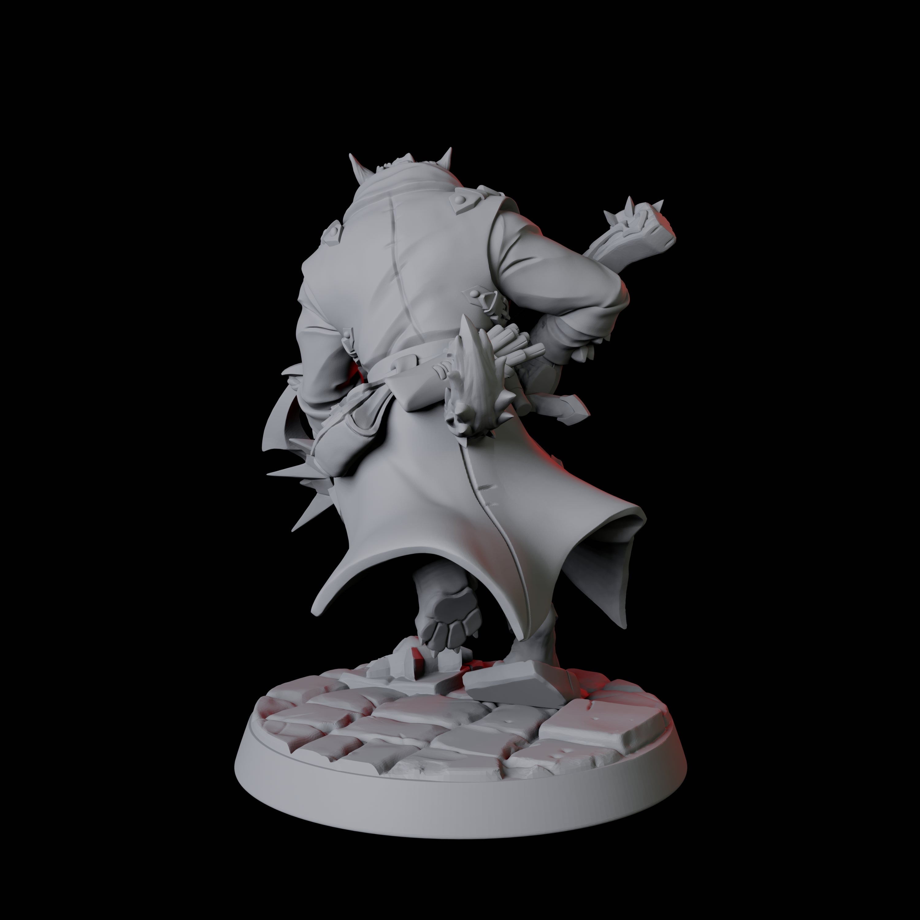 Werewolf Vampire Hunter D Miniature for Dungeons and Dragons, Pathfinder or other TTRPGs