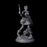 Whimsical Gunslinger Miniature for Dungeons and Dragons, Pathfinder or other TTRPGs