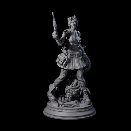 Whimsical Gunslinger Miniature for Dungeons and Dragons, Pathfinder or other TTRPGs