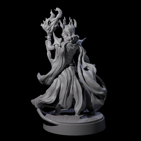 Whip Cracking Runeweaver Miniature for Dungeons and Dragons, Pathfinder or other TTRPGs