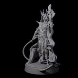 Whip Cracking Runeweaver Miniature for Dungeons and Dragons, Pathfinder or other TTRPGs