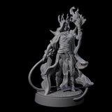 Whip Cracking Runeweaver Miniature for Dungeons and Dragons, Pathfinder or other TTRPGs