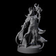 Whip Cracking Runeweaver Miniature for Dungeons and Dragons, Pathfinder or other TTRPGs