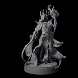 Whip Cracking Runeweaver Miniature for Dungeons and Dragons, Pathfinder or other TTRPGs