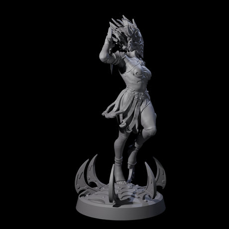 Whirling Human Blade Dancer Miniature for Dungeons and Dragons, Pathfinder or other TTRPGs