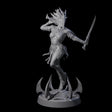 Whirling Human Blade Dancer Miniature for Dungeons and Dragons, Pathfinder or other TTRPGs