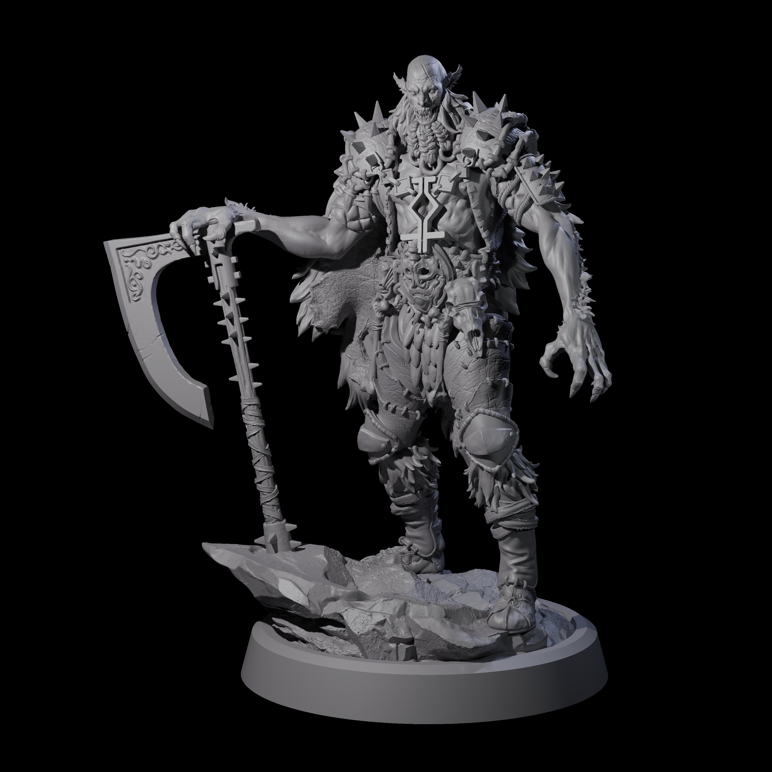 Wicked Hobgoblin Paladin Miniature for Dungeons and Dragons, Pathfinder or other TTRPGs
