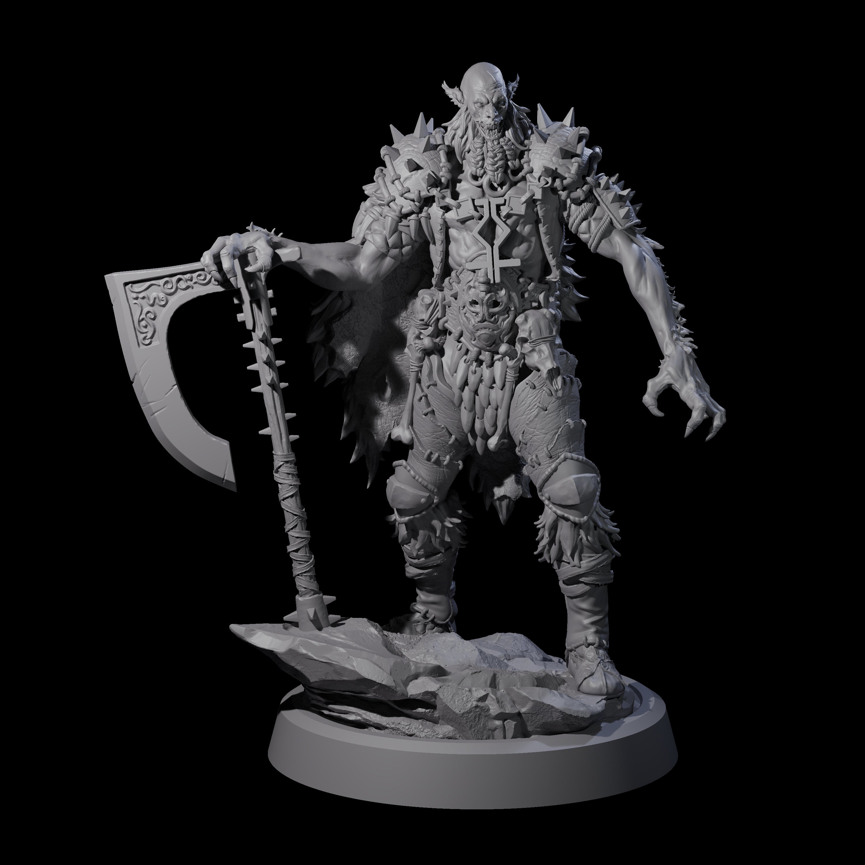 Wicked Hobgoblin Paladin Miniature for Dungeons and Dragons, Pathfinder or other TTRPGs