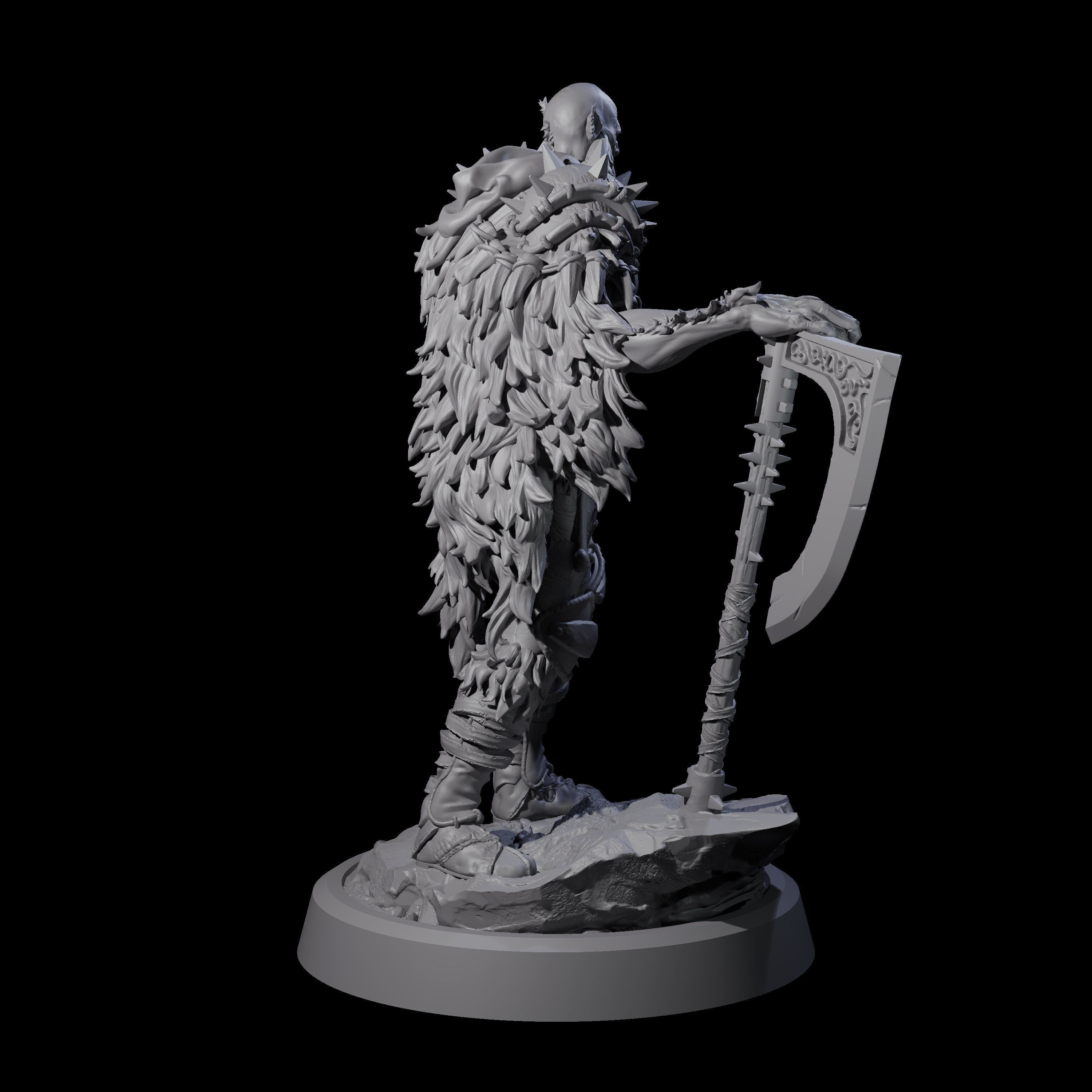 Wicked Hobgoblin Paladin Miniature for Dungeons and Dragons, Pathfinder or other TTRPGs