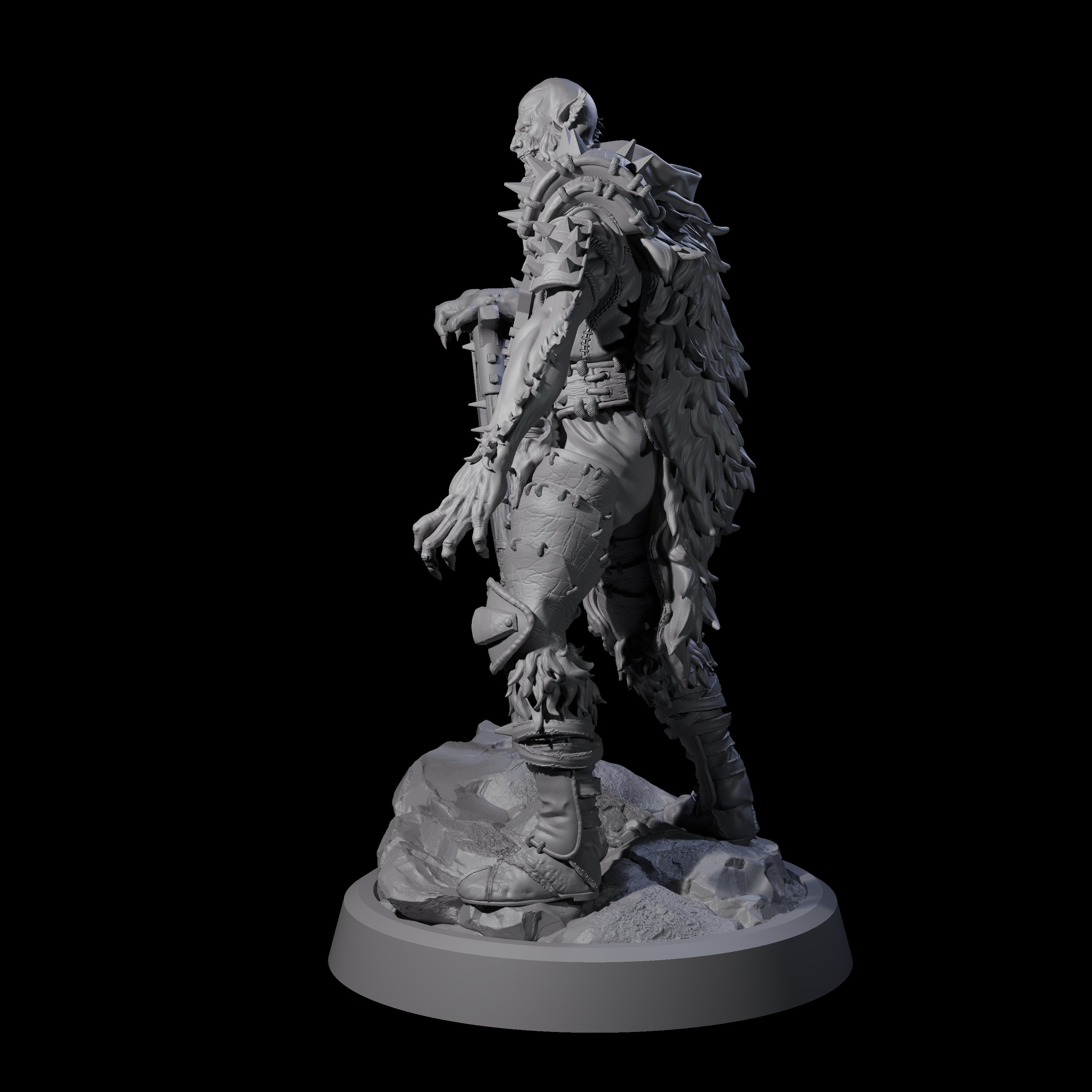 Wicked Hobgoblin Paladin Miniature for Dungeons and Dragons, Pathfinder or other TTRPGs