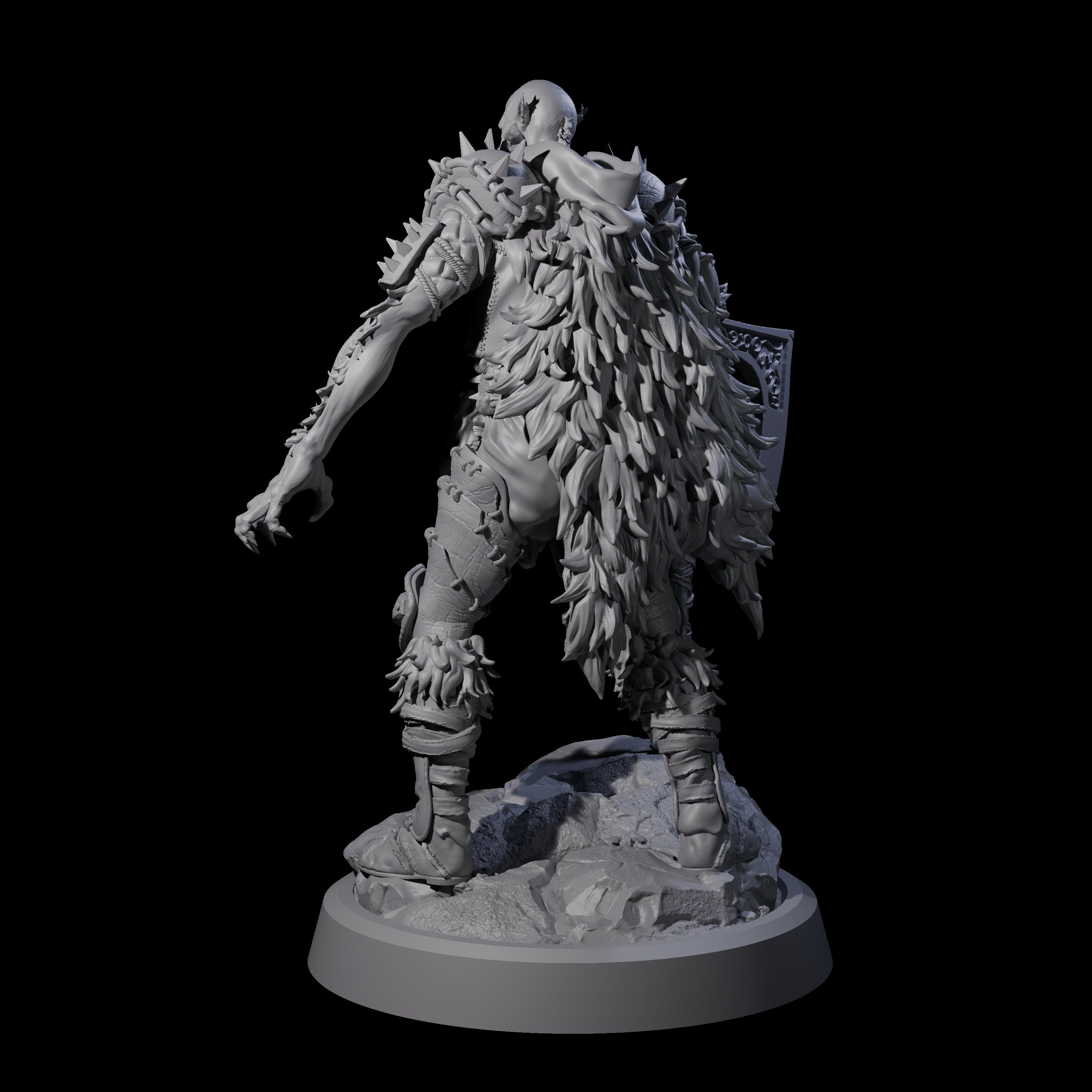 Wicked Hobgoblin Paladin Miniature for Dungeons and Dragons, Pathfinder or other TTRPGs