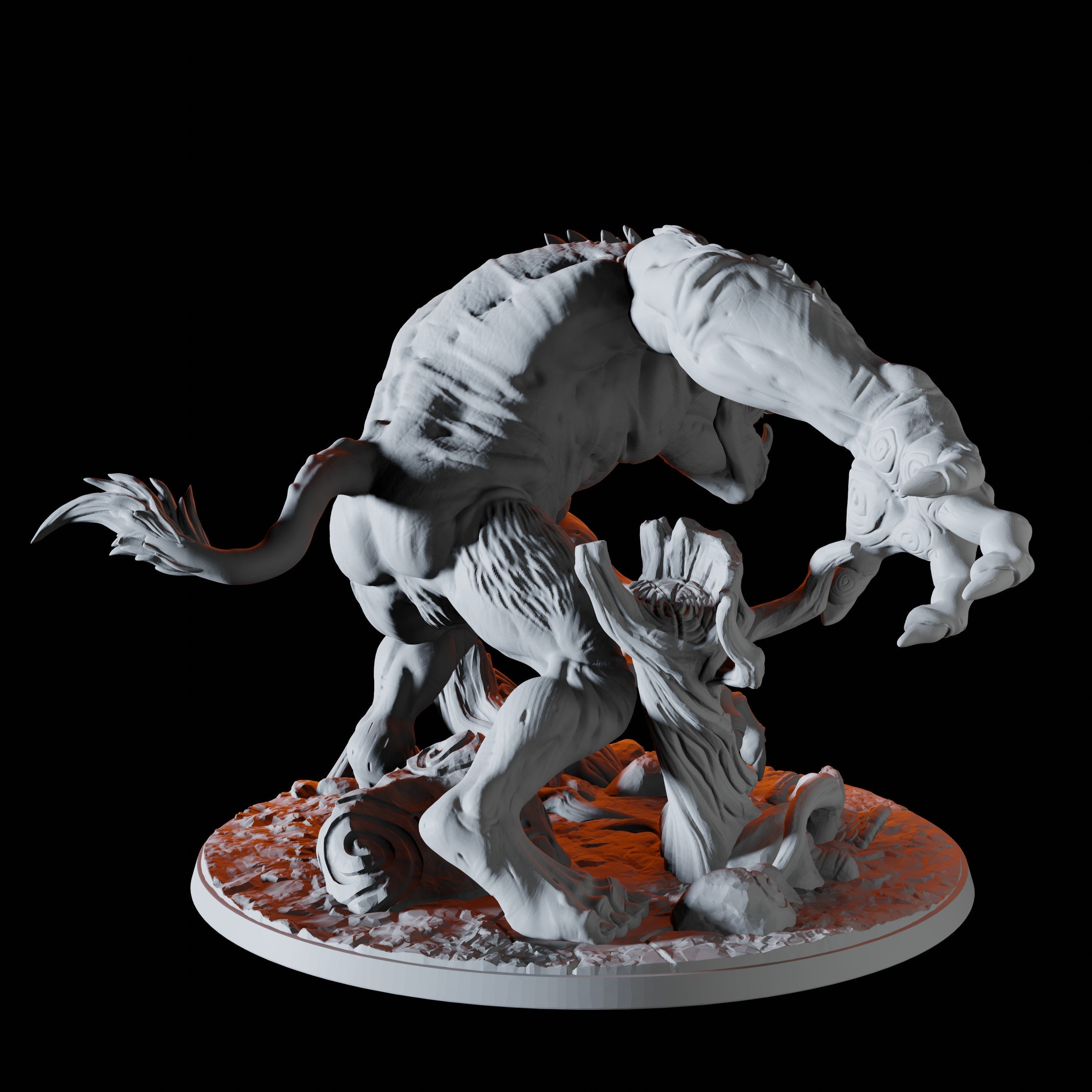 Wild Berserker Troll Miniature for Dungeons and Dragons - Myth Forged