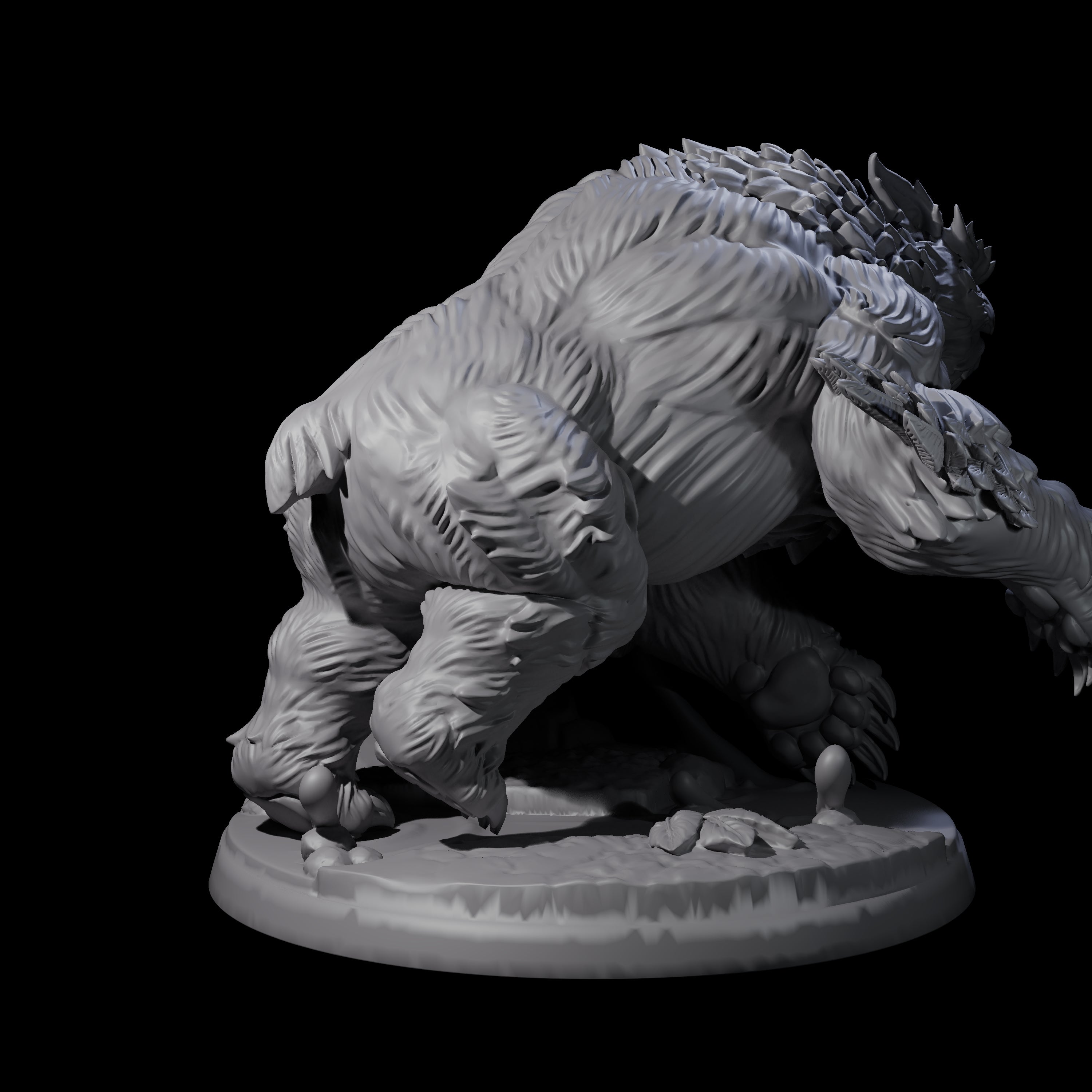 Wild Owlbear A Miniature for Dungeons and Dragons, Pathfinder or other TTRPGs