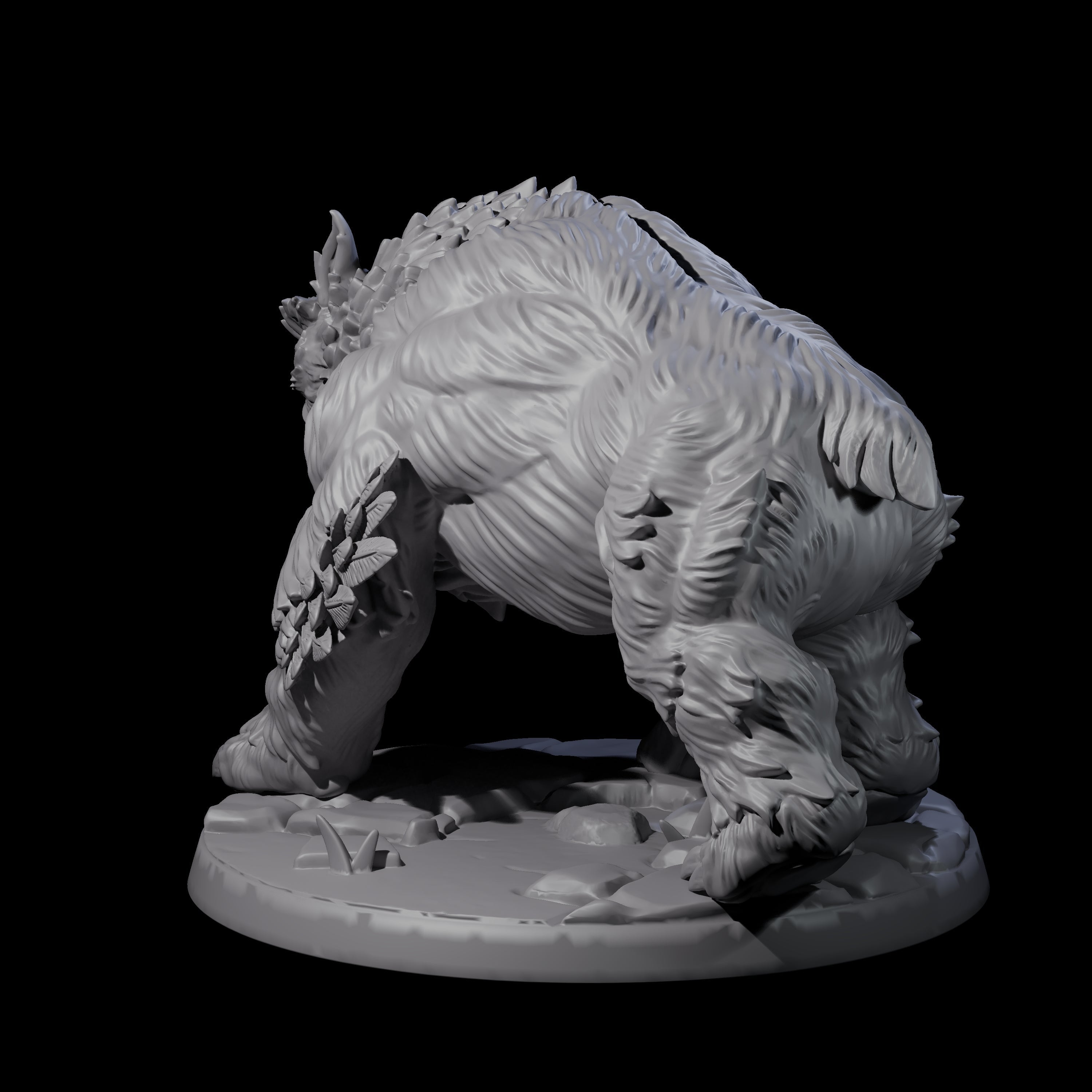 Wild Owlbear B Miniature for Dungeons and Dragons, Pathfinder or other TTRPGs