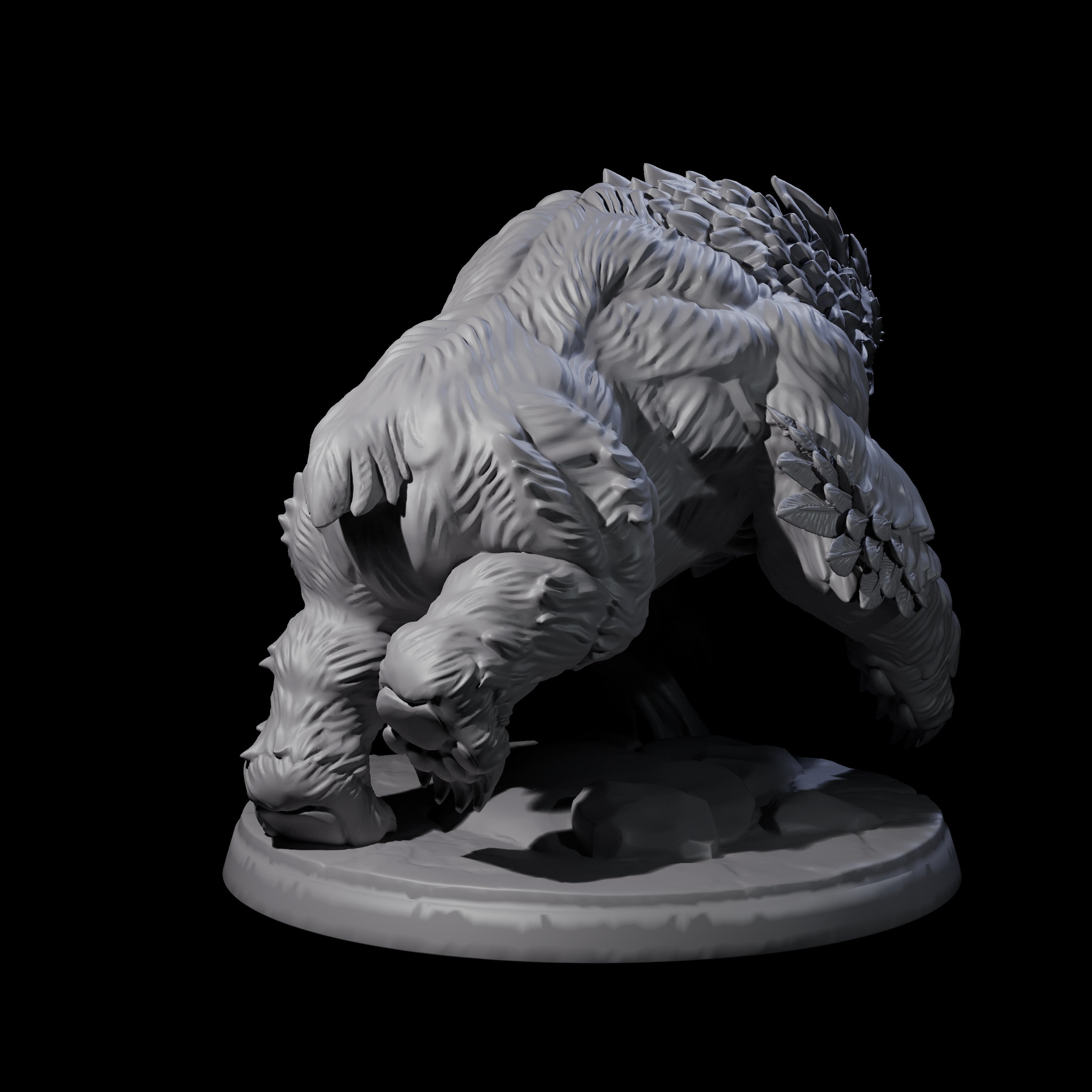 Wild Owlbear C Miniature for Dungeons and Dragons, Pathfinder or other TTRPGs