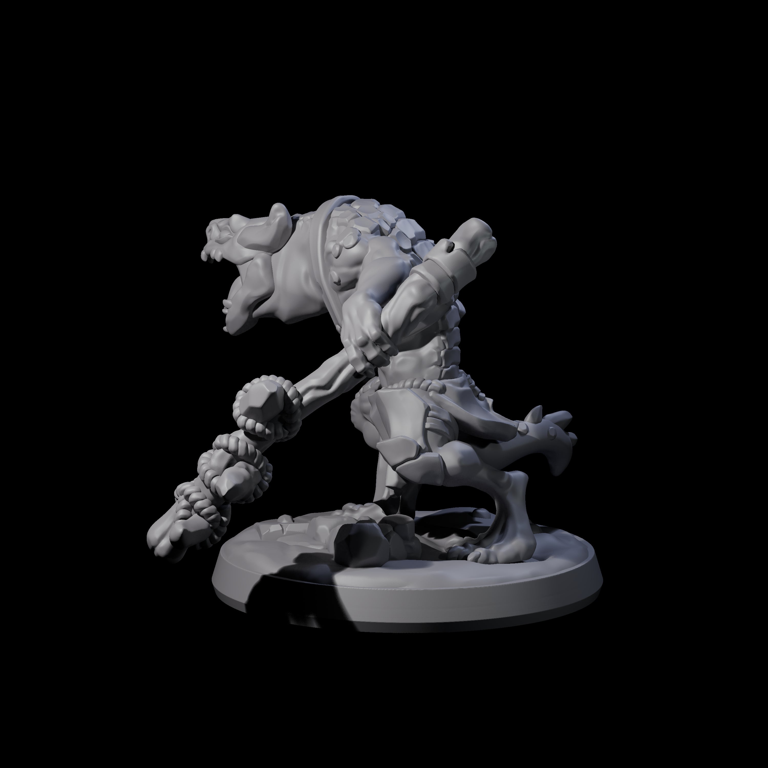 Wild Raging Kobold A Miniature for Dungeons and Dragons, Pathfinder or other TTRPGs