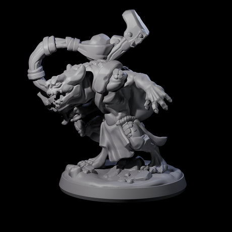 Wild Raging Kobold A Miniature for Dungeons and Dragons, Pathfinder or other TTRPGs