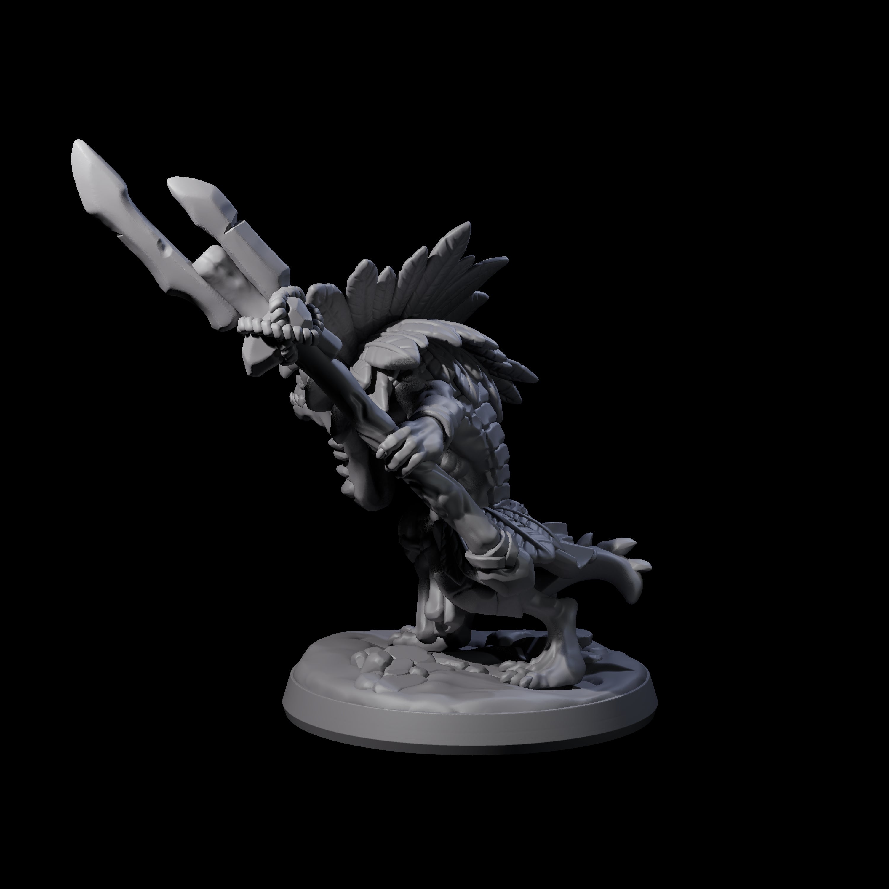 Wild Raging Kobold C Miniature for Dungeons and Dragons, Pathfinder or other TTRPGs