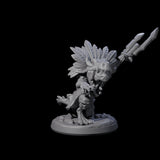 Wild Raging Kobold C Miniature for Dungeons and Dragons, Pathfinder or other TTRPGs