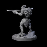 Wild Satyr Hunter A Miniature for Dungeons and Dragons, Pathfinder or other TTRPGs