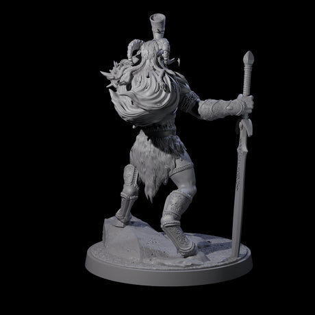 Wild Satyr Hunter C Miniature for Dungeons and Dragons, Pathfinder or other TTRPGs