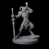 Wild Satyr Hunter C Miniature for Dungeons and Dragons, Pathfinder or other TTRPGs