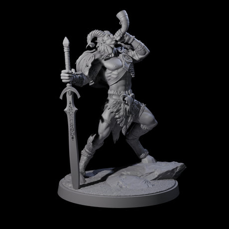 Wild Satyr Hunter C Miniature for Dungeons and Dragons, Pathfinder or other TTRPGs