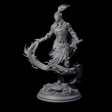 Windswept Elf Spellcaster Miniature for Dungeons and Dragons, Pathfinder or other TTRPGs