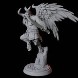 Winged Bull Man A Miniature for Dungeons and Dragons, Pathfinder or other TTRPGs
