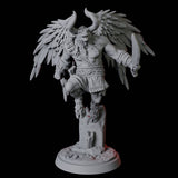 Winged Bull Man A Miniature for Dungeons and Dragons, Pathfinder or other TTRPGs