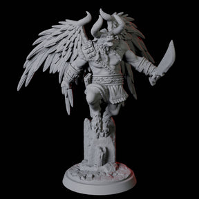 Winged Bull Man A Miniature for Dungeons and Dragons, Pathfinder or other TTRPGs