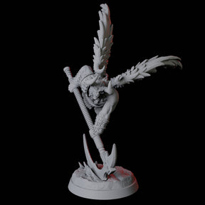 Winged Bull Man C Miniature for Dungeons and Dragons, Pathfinder or other TTRPGs