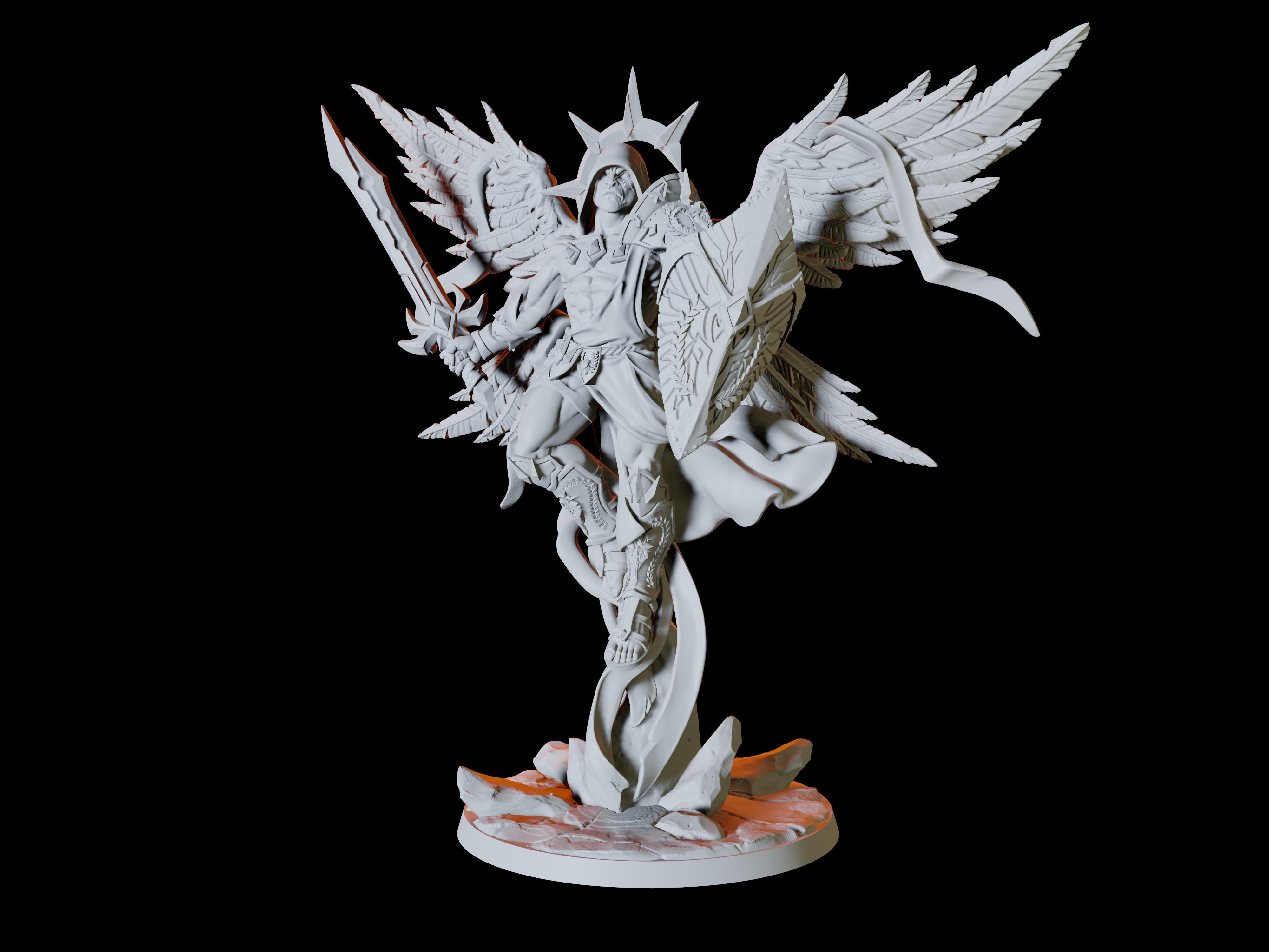 Winged Celestial Miniature for Dungeons and Dragons - Myth Forged