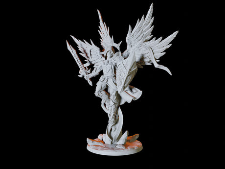 Winged Celestial Miniature for Dungeons and Dragons, Pathfinder or other TTRPGs