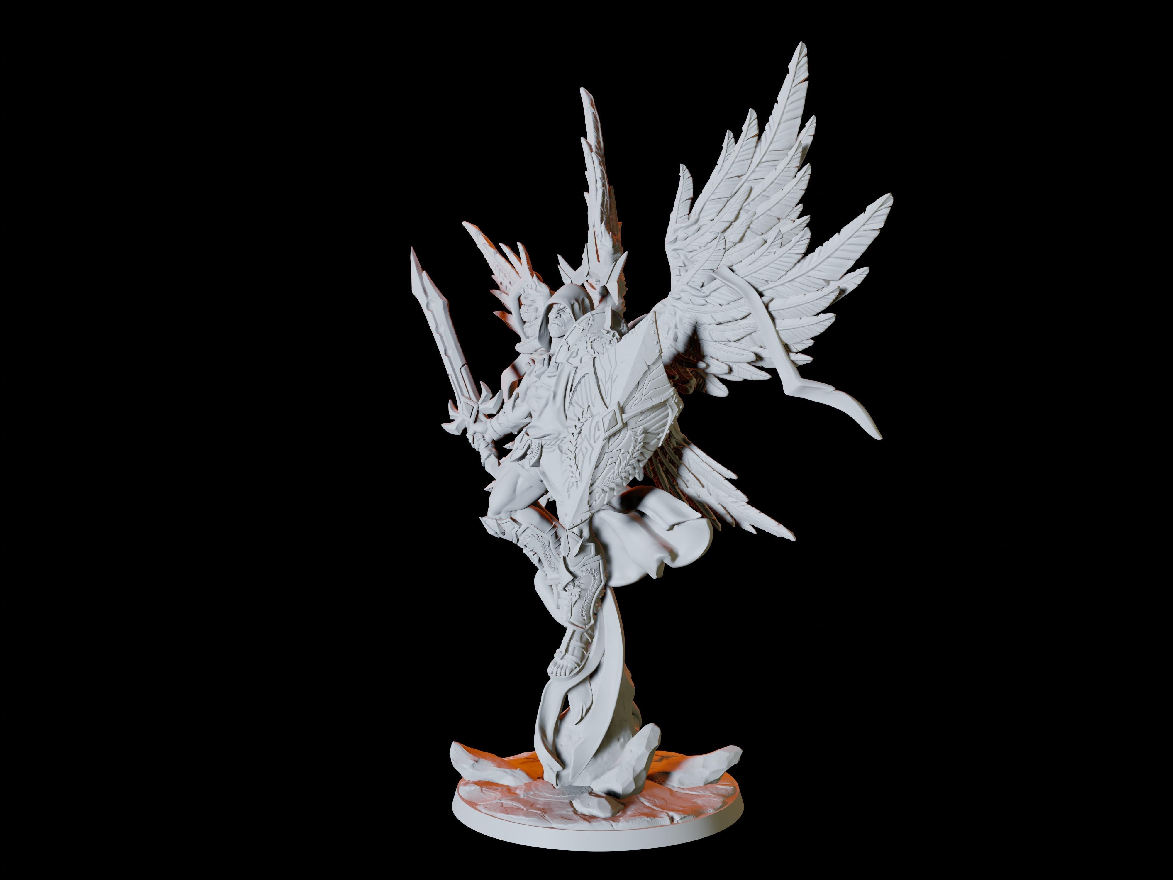 Winged Celestial Miniature for Dungeons and Dragons - Myth Forged