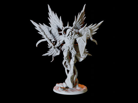 Winged Celestial Miniature for Dungeons and Dragons, Pathfinder or other TTRPGs