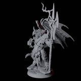 Winged Dragonborn General Miniature for Dungeons and Dragons, Pathfinder or other TTRPGs