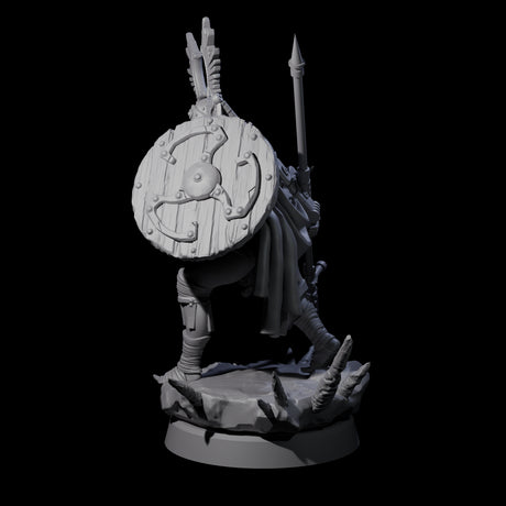 Winged Helm Warchief Miniature for Dungeons and Dragons, Pathfinder or other TTRPGs