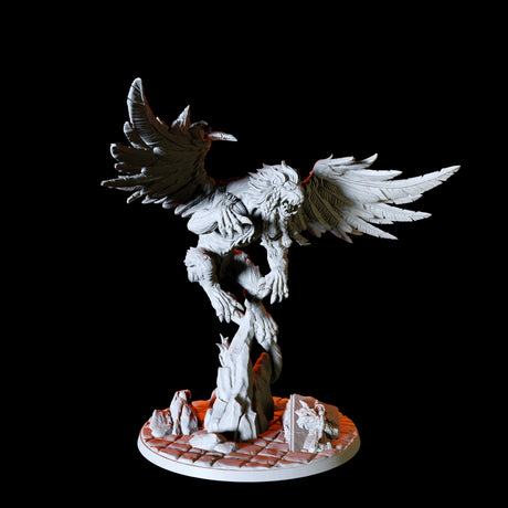 Winged Lion Miniature for Dungeons and Dragons, Pathfinder or other TTRPGs