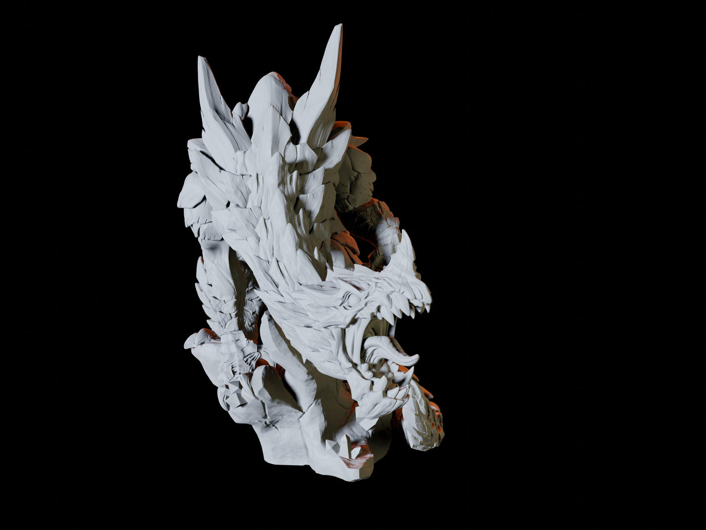 Wingless Dragon Miniature for Dungeons and Dragons, Pathfinder or other TTRPGs